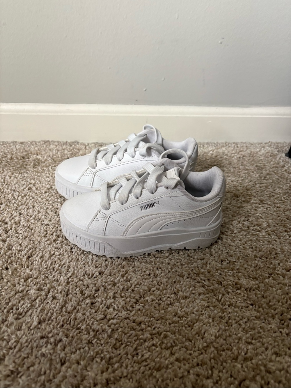 Puma Sneaker Low White Toddler Girls